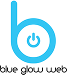 Blue Glow Web Logo